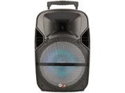 QFX INC. BATTERY POWERED PA SPEAKER BLK