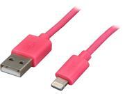 MIXIT Lightning to USB Charge Sync Cable Pink