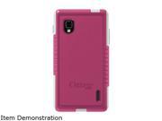 OtterBox Commuter Pink and White Solid Commuter Case for LG Optimus G 77 24710