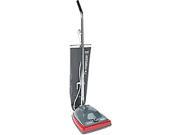Eureka SC679J Sanitaire Commercial Lightweight Bag Style Upright Vac 12 lbs Gray Red