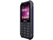 BLU Tank Extreme 2.4 T450X Unlocked GSM Dual SIM Phone w IP65 Certification Black Blue