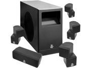 PyleHome 5.1 Home Theater Passive Audio System Four Satellite Center Channel 10 Subwoofer