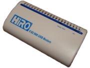 HiRO H50113 V.92 56K External Modem RoHS
