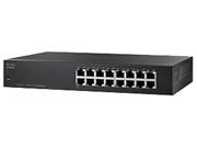 Cisco SF110 16 Unmanaged Ethernet Switch 16 Ports 100Base X 2 Layer Supported Rack mountable Wall Mountable 90 Day