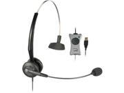 Optimized for unified communications with dsp (digital signal processing) and echo cancellationfeatures a usb connection that plugs directly into a usb, plus in-line mute and volume control3 wearing styles provide greater range of options: over-the-ear, over-the-head and behind-the-neckmonaural design keeps 1 ear free to hear other conversationsimproved noise canceling microphone ensures the application hears precisely what you saylightweight and durable, monaural over-the-head wearing style for all day useflexible microphone boom stays in place; for consistent, optimal voice qualityplug-and-play ease of use means no drivers or software to installcompatible with microsoft  windows 7, vista , xp, 2000 and macintosh  os 9