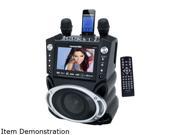 Karaoke USA GF830 DVD CDG Karaoke Player with SD Slot MP3G Bluetooth 7 TFT Color Screen Recording 300 Songs Included!