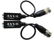 Avue AVB201P Mini Passive Video Balun with 8IN Pigtail 2 PCS