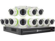 EZVIZ Outdoor 3MP Video Security Surveillance System, 12 Weatherproof HD Cameras, 16 Channel 2TB DVR Storage, Up to 100 ft. Night Vision, Motion Tracking (BD-1G EZVIZ Outdoor 3MP Video Security Surveillance System, 12 Weatherproof HD Cameras, 16 Channel 2TB DVR Storage, Up to 100 ft. Night Vision, Motion Tracking (BD-1G