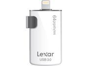 Lexar 64GB JumpDrive M20i Mobile Lightning USB 3.0 Flash Drive LJDM20I 64GBBNL