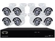 Night Owl 8 Channel H.265 Network Video Recorder with 2TB HDD and 8 x 2K Resolution 4MP PoE IP Cameras