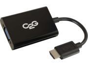 C2G 41351 HDMIÂ® MALE TO VGA AND STEREO AUDIO FEMALE ADAPTER CONVERTER DONGLE