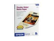 EPSON S041568 8.5" x 11" 50 Sheets Matte Paper