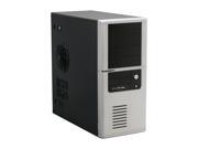 HEC 6AR6BS2F Black / Silver Computer Case