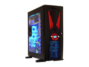 MPC - APEVIA X-Superalien ATXA6SW-BK 500 Black w red alien eyes Computer Case With Side Panel Window
