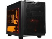 APEVIA X QPACK3 OG Black Case w Orange LED Fan Computer Case