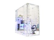 LOGISYS Computer CS888CL Transparent Computer Case Pre-Assembled With Side Panel Window