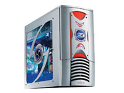 Only $49.99 for The red accents on the silver Scorpio from Raidmax give it a touch of style. The case has a classic mid-tower layout that makes system builds a fast process. The 6 external drive bays are laid out with 4 5.25' on top and 2 3.5' below. Under that are the 4 internal 3.5' bays. Keeping things cool is easy with 3 80mm fans 2 on the back panel and one on the side. There are mounting holes on the front for more fans if necessary. Also on the front are 2 USB and 2 audio ports. There is a blue power LED and red Hard Disk Drive LED on the front door. There is also a 420W PSU so you can get your system up and running faster. So load your system up and get back in the game with the Raidmax Scorpio. With Power Supply: Yes Power Supply Mounted: Top With Side Panel Window: Yes External 5.25' Drive Bays: 4 External 3.5' Drive Bays: 2 Internal 3.5' Drive Bays: 4 Front Ports: 2 x USB2 ; 2 x Audio Side Air duct: No. SKU N82E16811156139 in the ATX Computer Cases category.