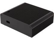 SilverStone PETITE Series PT14B H1T1 Black Computer Case with 1x HDMI Port and 1x Thunderbolt Port