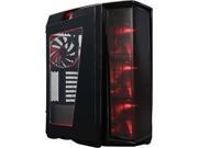 SilverStone Primera Series SST PM01BR W black with red LED Computer Case
