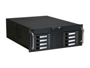 iStarUSA D 410B8SA SILVER Silver 4U Rackmount Server Case