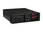 iStarUSA D 3P 2 7M1SA RED Black 3U Rackmount Server Case
