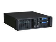 iStarUSA D 3P 2 7M1SA BLUE Black 3U Rackmount Server Case