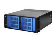 iStarUSA D 400 6 Blue 4U Rackmount Compact Stylish Server Chassis