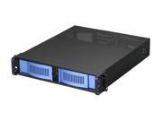 iStarUSA D 200 AB BLUE 2U Rackmount Compact Stylish Server Chassis