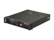 iStarUSA D200ND 2T7SA RD Red 2U Rackmount Compact Stylish Server Case with Rails
