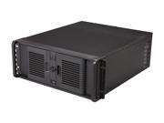 iStarUSA D 407P DE6BL Black 4U Rackmount Compact Stylish Server Case