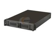 iStarUSA D 200L 2U46PD8 RC Black 2U Rackmount 28 Depth Chassis High Performance w PCI Riser Card and 460W Server PSU