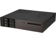 iStarUSA D 230HN T Black 2U Rackmount Compact 3x 3.5 Bay Trayless Hotswap Server Case Black HDD Handle