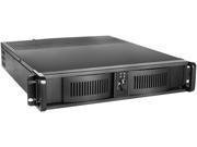 iStarUSA D 200 750PD8G Black 2U Rackmount Compact Stylish Rackmount Chassis with 750W Redundant Power Supply