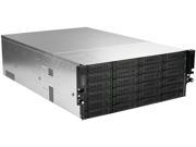 iStarUSA EX4M24 750PD8G Black 4U Rackmount 24 Bay Storage Server Rackmount Chassis with 750W Redundant Power Supply