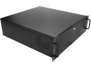 iStarUSA DN 300 Color of Front Bezel Black Color of Main Chassis Black 3U Rackmount 5.25 3 Bay Compact microATX Chassis
