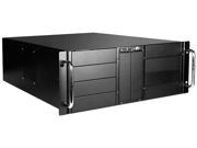 iStarUSA D 410 50R8PD2 Black 4U Rackmount 10 Bay Stylish Storage Server Rackmount with 500W Redundant Power Supply