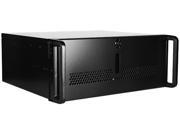 iStarUSA E 40 50R8PD2 Black 4U Rackmount Rugged 15 Compact Rackmount Chassis with 500W Redundant Power Supply
