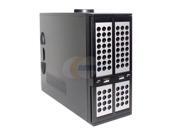 Athenatech A801BB Black Silver Steel ATX Full Tower Computer Case - Retail