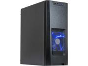 XION Gaming Series XON 350_BK Black with Blue LED Light Computer Case