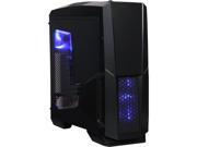 DIYPC Gamemax BK Black Dual USB 3.0 ATX Full Tower Gaming Computer Case with Build in 5 x Blue Fans 2 x 120mm LED Fan x Top 2 x 120mm LED Fan x Front 1 x 120