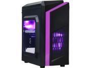 DIYPC DIY F2 P Black Purple Computer Case