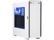 DIYPC J180 W White Dual USB3.0 ATX Mid Tower Gaming Computer Case w 2 x 120mm Fans Pre Installed