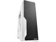 DEEPCOOL DUKASE WHV2 Mid Tower ATX case Black and White Metal Panel and All Metal Inner Structure Fan Speed Control Switch Cable Management