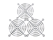 APEVIA G-CHROME 80MM CHROME FAN GRILL