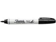 Sharpie 1810705 Permanent Marker Brush Tip Black Dozen