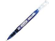 Pentel SD98C Finito Porous Point Pen 0.4 mm Blue Silver Barrel Blue Ink