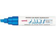 Sanford uni Paint Marker Broad Tip Blue EA SAN63733