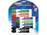 Sanford Expo Dry Erase Whiteboard Markerss Chisel Tip 12 Set ST SAN83087