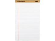 The Legal Pad Plus Perforated Pads Legal Rule 8 1 2X14 White 50 Sh