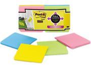 Full Adhesive Notes 3 X 3 Assorted Bright Colors 12 Pack